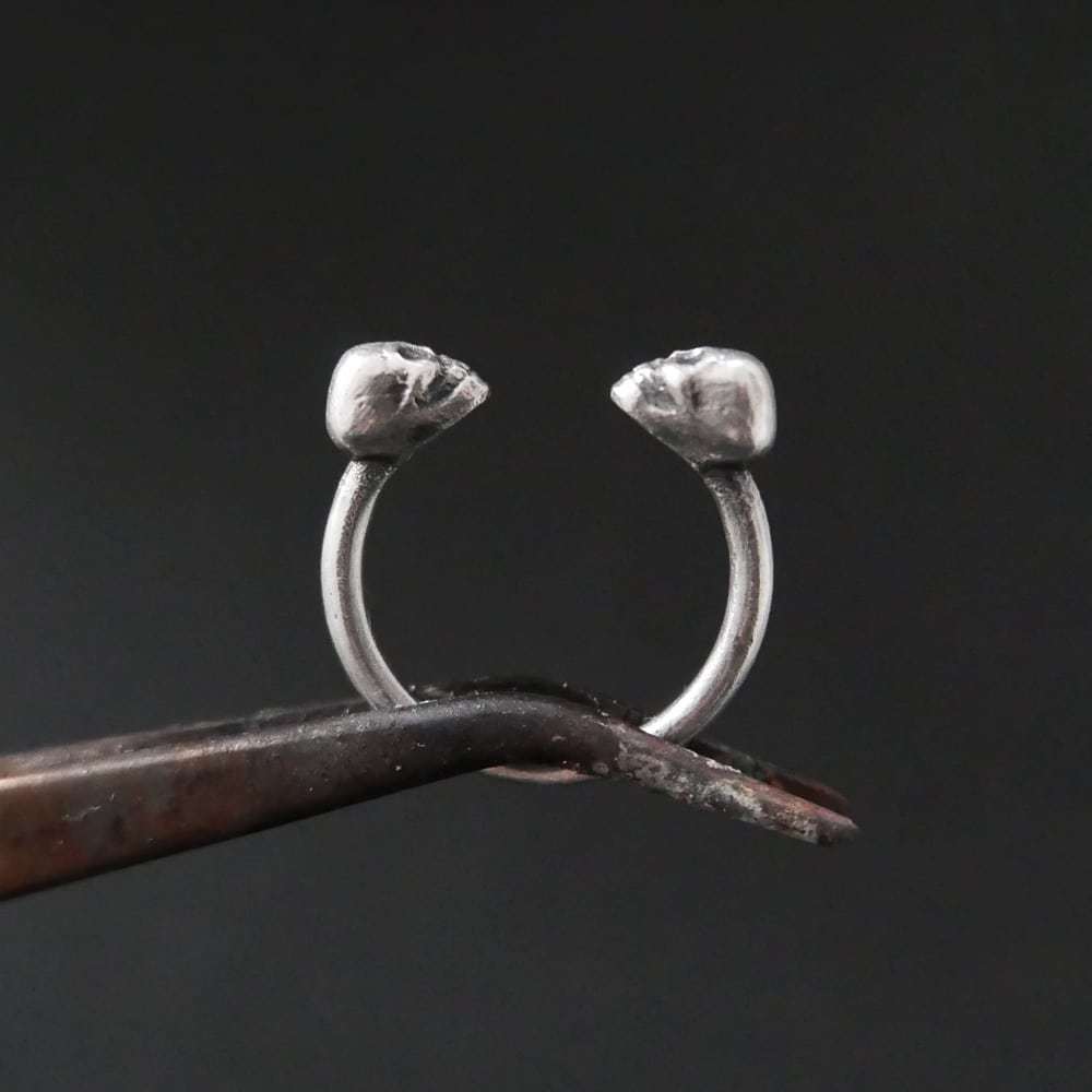 Open Skulls Ring - DeZigner Studio Open Skulls Ring - DeZigner Studio