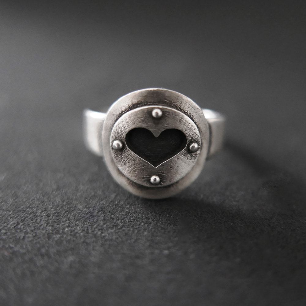 Adjustable Heart Ring - DeZigner Studio Adjustable Heart Ring - DeZigner Studio