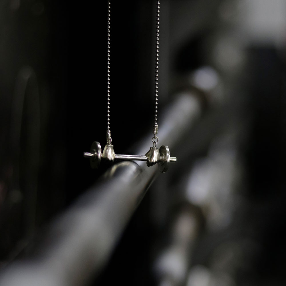 Barbell Necklace Barbell Necklace