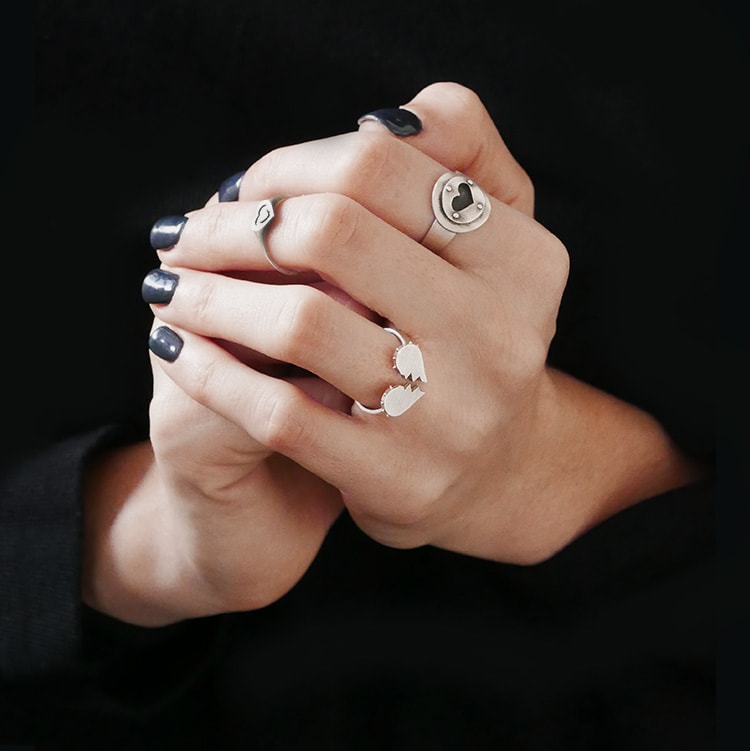 Heart Rings - DeZigner Studio Heart Rings - DeZigner Studio