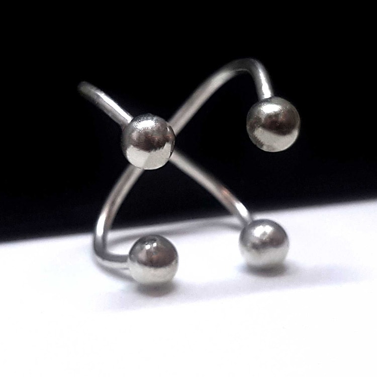 Open Balls Ring - DeZigner Studio Open Balls Ring - DeZigner Studio